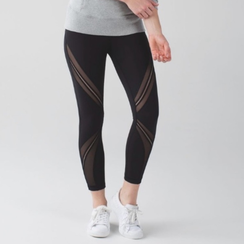 RARE Lululemon Athletica High Times Pant Metta Full-On Luxtreme Leggings 6 Black